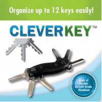 Clever Key As Seen On TV Key Up to 12 Keys-Black   153059354656